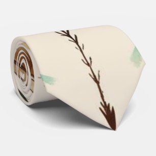 Gravata Boho Arrows Teal Brown Neck