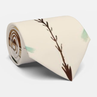 Gravata Boho Arrows Teal Brown Neck