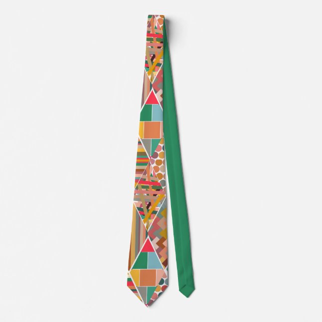 Gravata Boho Crazy Quilt (Frente)