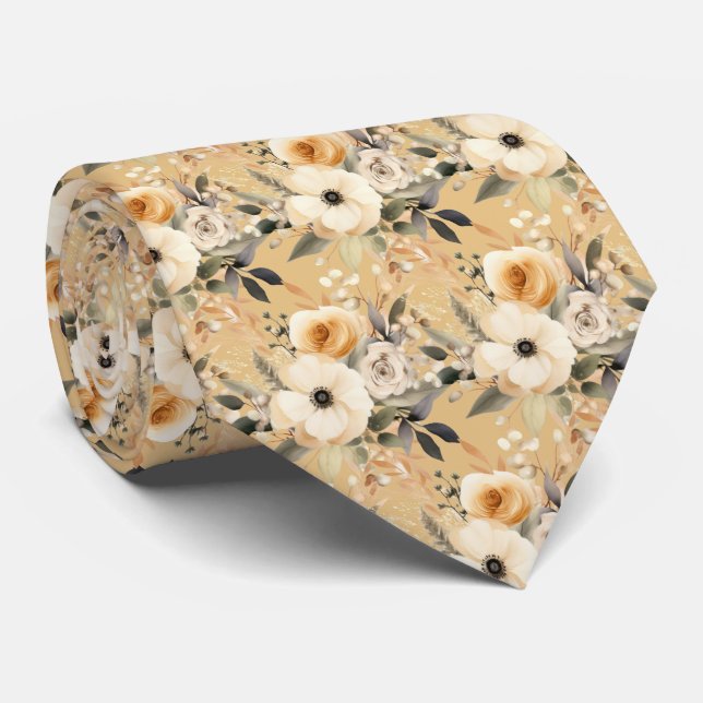 Gravata Boho para Escritório | Profissional e Clás (Rolled)