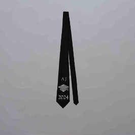Gravata Boina de formatura 2024 -monogramada