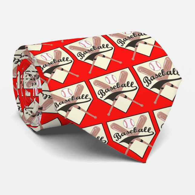 Gravata Bola de Beisebol e Colheita Base (Rolled)