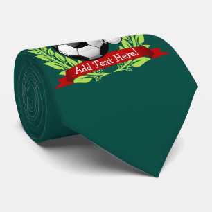 Gravata Bola de futebol que veste um Natal do chapéu do