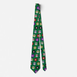 Gravata Bolas de bilhar