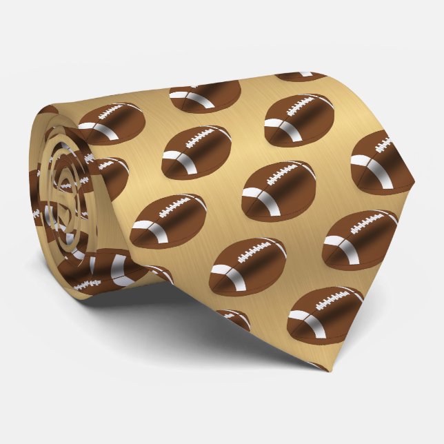 Gravata Bolas de Esportes Futebol (Rolled)