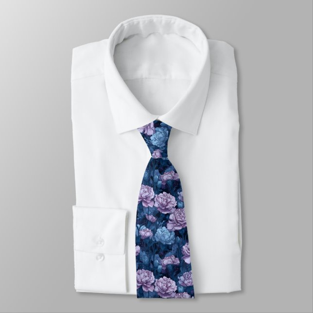 Gravata Bold Menswear Ties Carnation Flower (Amarrado)