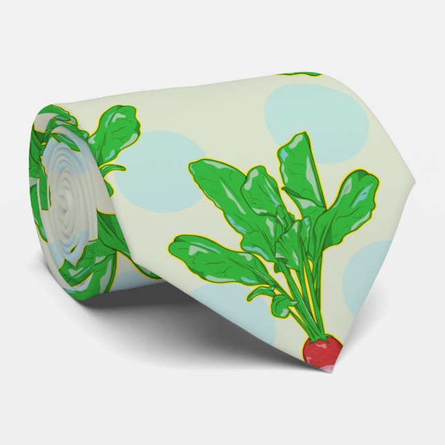 Gravata Bolinhas de padrões de radar (Rolled)