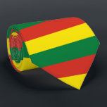 Gravata Bolívia<br><div class="desc">Cor da bandeira da Bolívia: vermelha,  amarela,  verde</div>