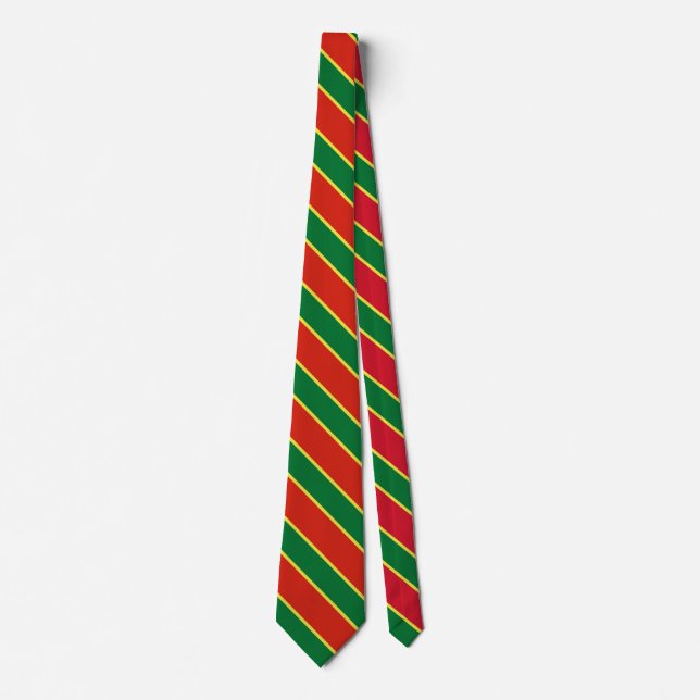 Gravata Bolivia Flag Elegante Patriótico Neck Tie (Frente)