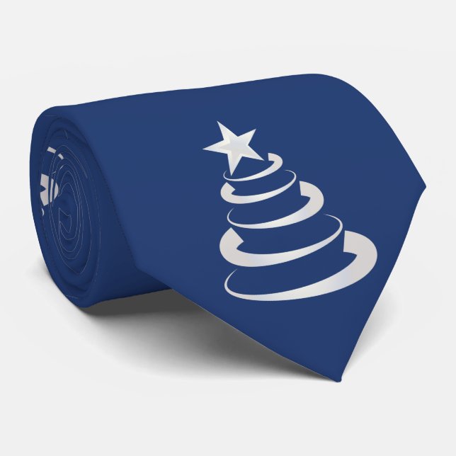 Gravata bolo de Natal (Rolled)