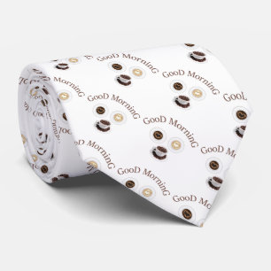 Gravata Bom dia com café