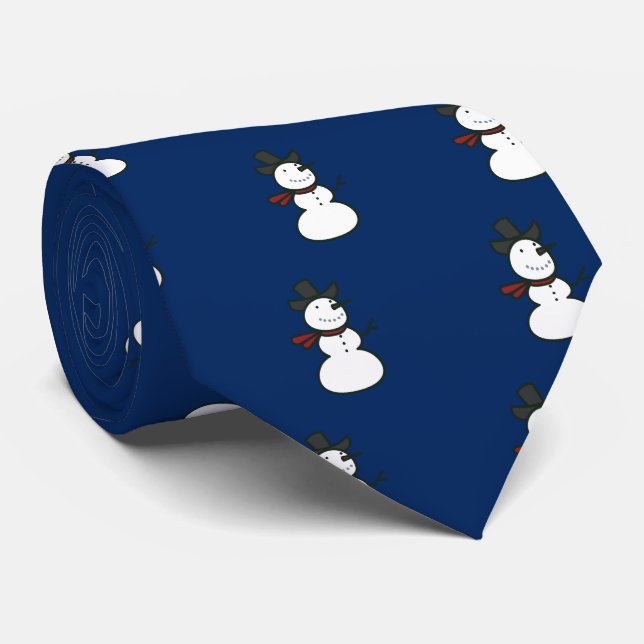 Gravata boneco de neve (Rolled)