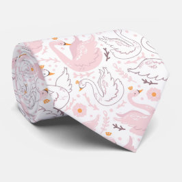 Gravata Bonita Tie Floral Swan