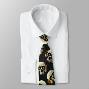 Gravata Boo Skulls Tie