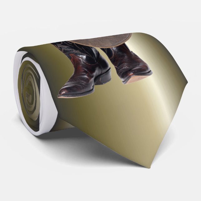 Gravata Boots and Hat do Cowboy (Rolled)