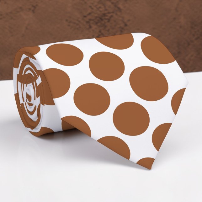 Gravata Borboleta Personalizada com Bolinhas Marro (Criador carregado)