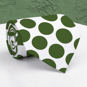 Gravata Borboleta Personalizada com Bolinhas Verde