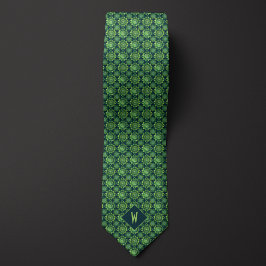 Gravata Borboleta Verde Forrest Mandala
