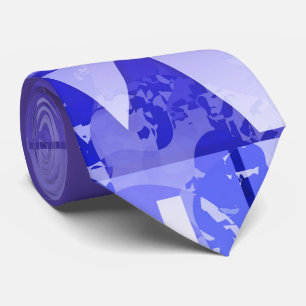 Gravata Borda Geométrica Gradiente Roxa Azul Lisa