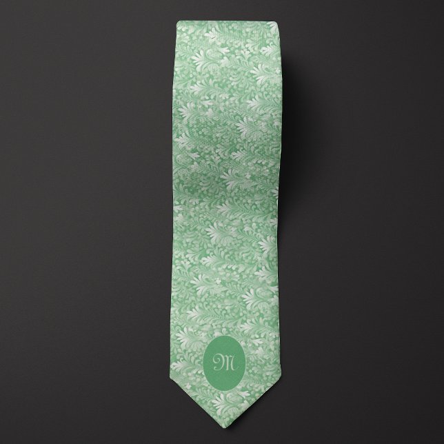 Gravata Botânico Verde Pálido (Criador carregado)