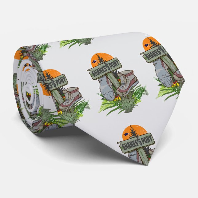 Gravata Botas de caminhada de pônei de Shanks (Rolled)