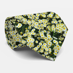 Gravata Botões da Flor de Daisy Amarelo,