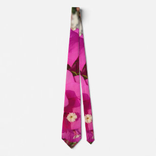 Gravata Bougainvillea Flower Tie