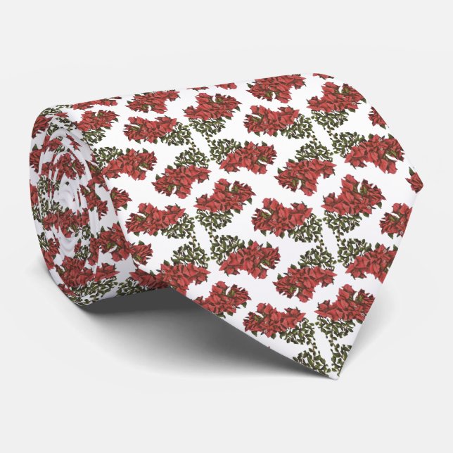 Gravata Bougainvillea Neck Tie (Rolled)