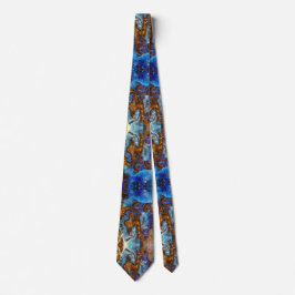 Gravata Boulder Opal Gemstone Impressão Tie