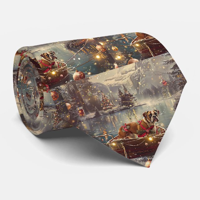 Gravata Boxer Christmas Fesage Voyage (Rolled)
