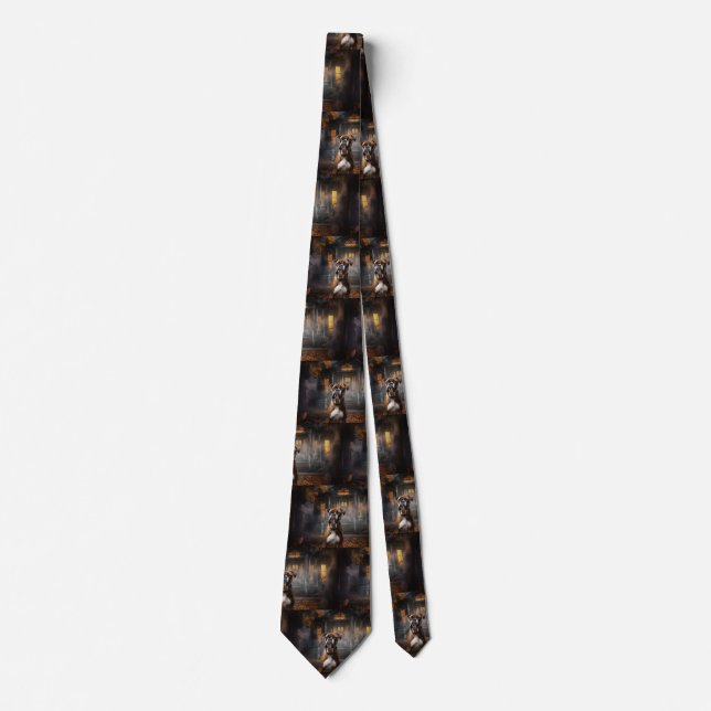 Gravata Boxer Halloween Assustador (Frente)