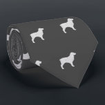 Gravata Boykin Spaniel Silhouettes Cinza Padrão<br><div class="desc">Esta gravata original de garganta do padrão Boykin faz um presente de excelente para pais de cães! Disponível em várias cores, esta gravata legal faz uma declaração para qualquer um que ama um Boykin. Um presente incrível para a cara que veste empate para negócios, ou para eventos especiais como programas...</div>