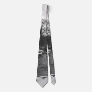 Gravata Branca de Neve James River Grayscale