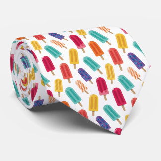 Gravata Bright Popsicle Summer Pattern