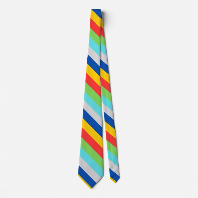Gravata Bright Stripe Necktie (Frente)