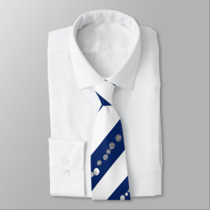 Gravata Brilho Azul