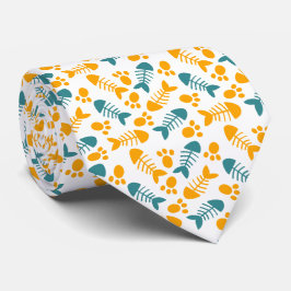 Gravata Brincadeira, Gato de Gato Bonito e Padrão de Osso