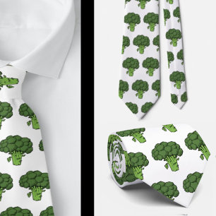 Gravata Brócolis Engraçado Gag Vegetal Gift Pescoço Coleto