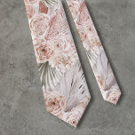 Gravata broho flores pampas<br><div class="desc">gravata floral</div>