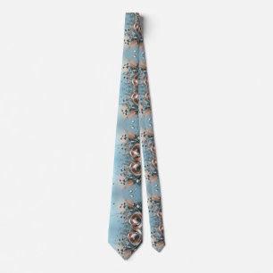 Gravata Bronze Dourado de Prata Azul Pálida, Metálico Vibr