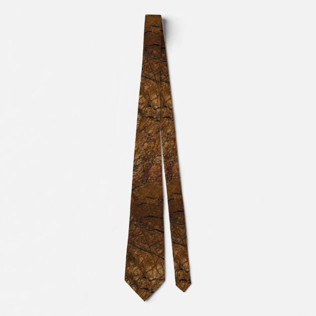 Gravata Brown Stone Pattern Tie (Frente)
