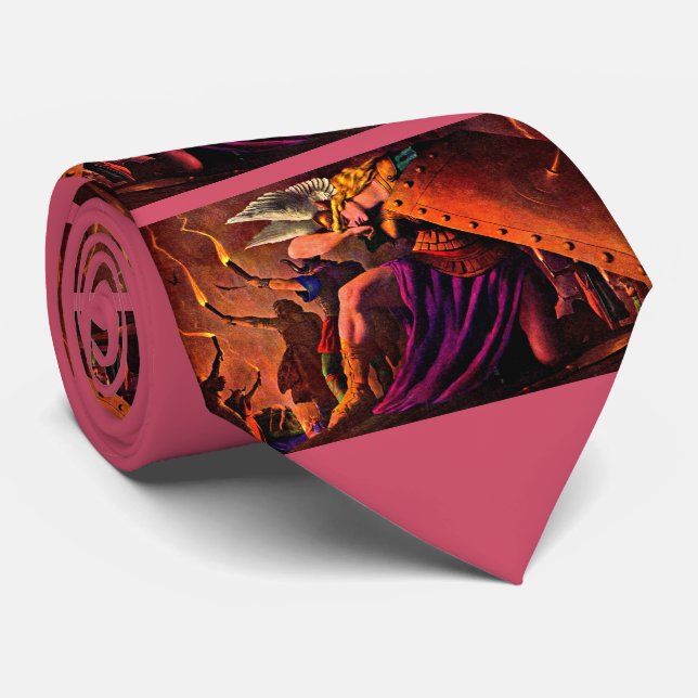 Gravata Brunhilde Chora na Pira Fúnebre de Siegfried impre (Rolled)