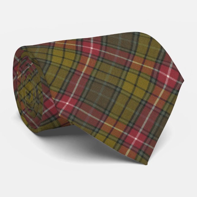 Gravata Buchanan Weathered Original Scottish Tartan (Rolled)