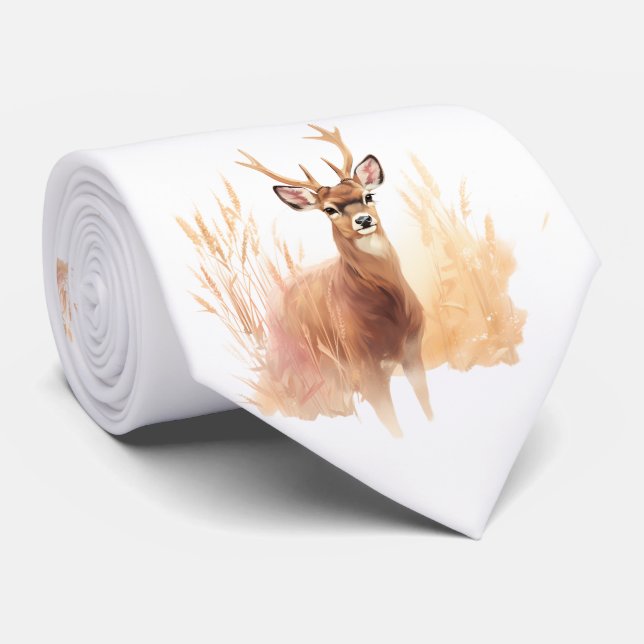 Gravata Buck Deer In Tall Grass (Rolled)