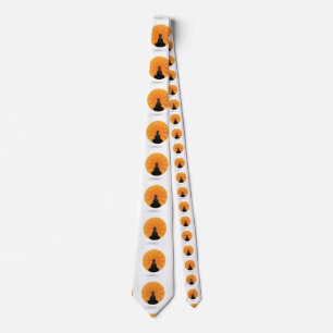 Gravata buda no nascer do sol, budismo, zen,