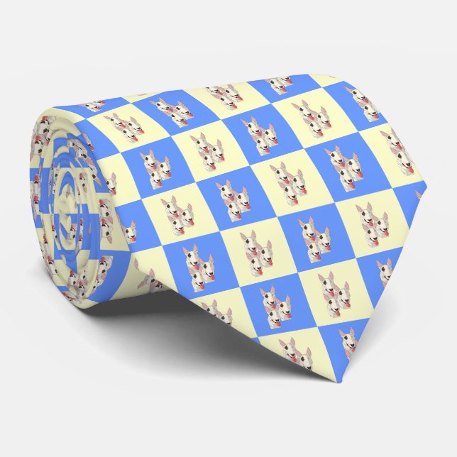 Gravata Bull Terrier Tie (Rolled)