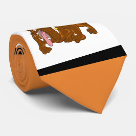 Gravata Bulls Esportes Blue Orange White Nectie