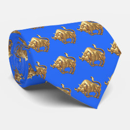 Gravata Bulls Team Mascot Futebol Necktie