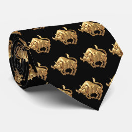 Gravata Bulls Team Mascot Futebol Necktie