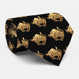 Gravata Bulls Team Mascot Futebol Necktie
